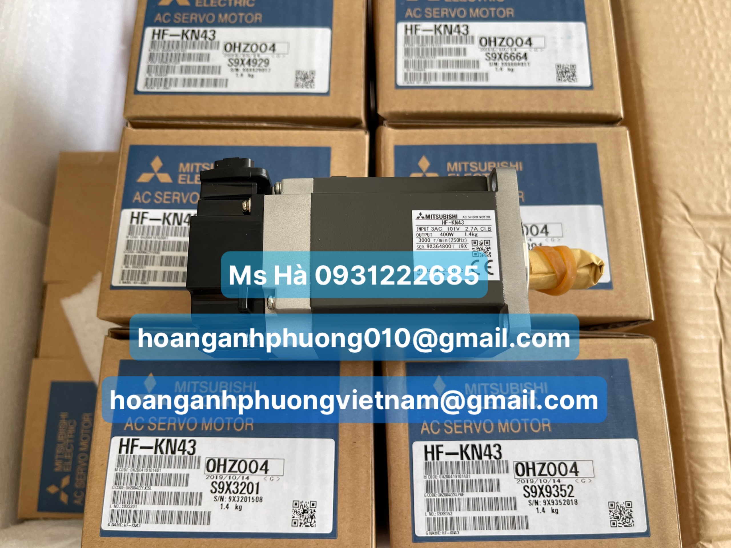 Servo HF-KN43, động cơ 400W, bảo hành 12 tháng