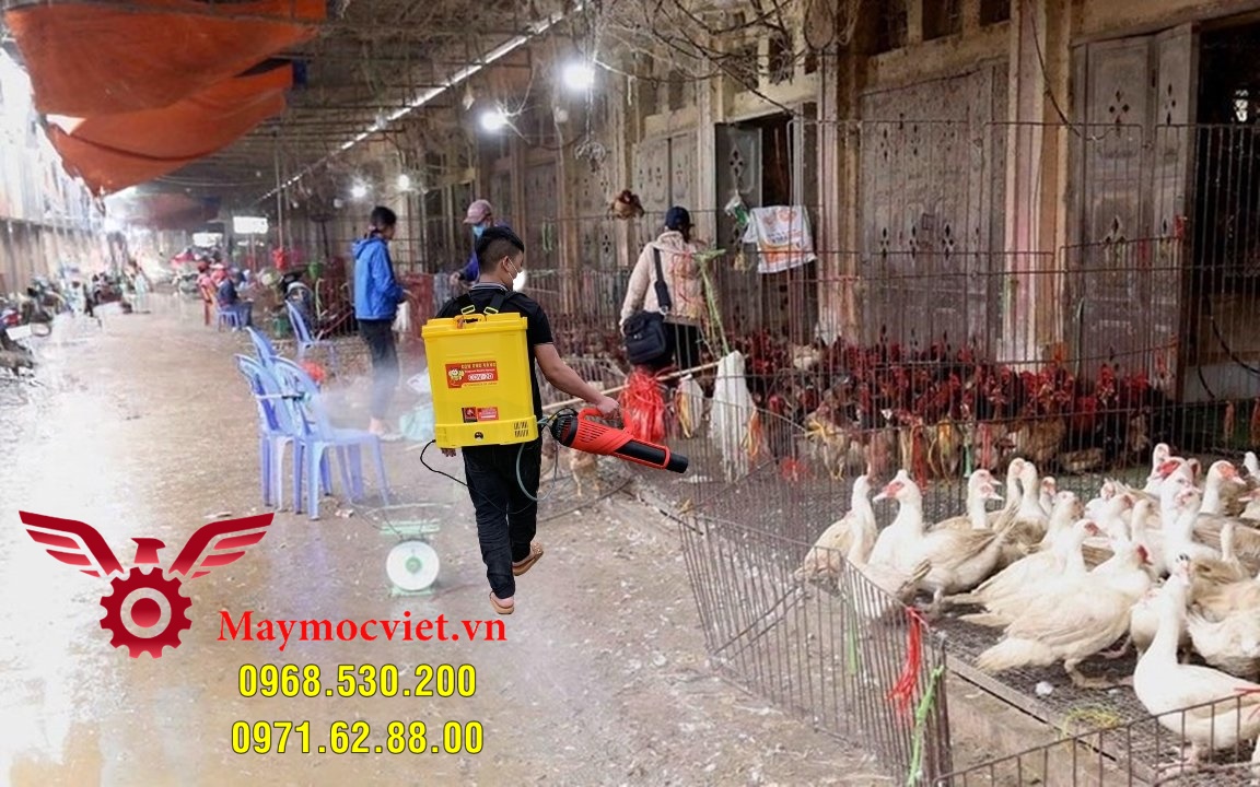 Phun khử trùng chuồng trại động vật cao cấp Turbo Ba-6