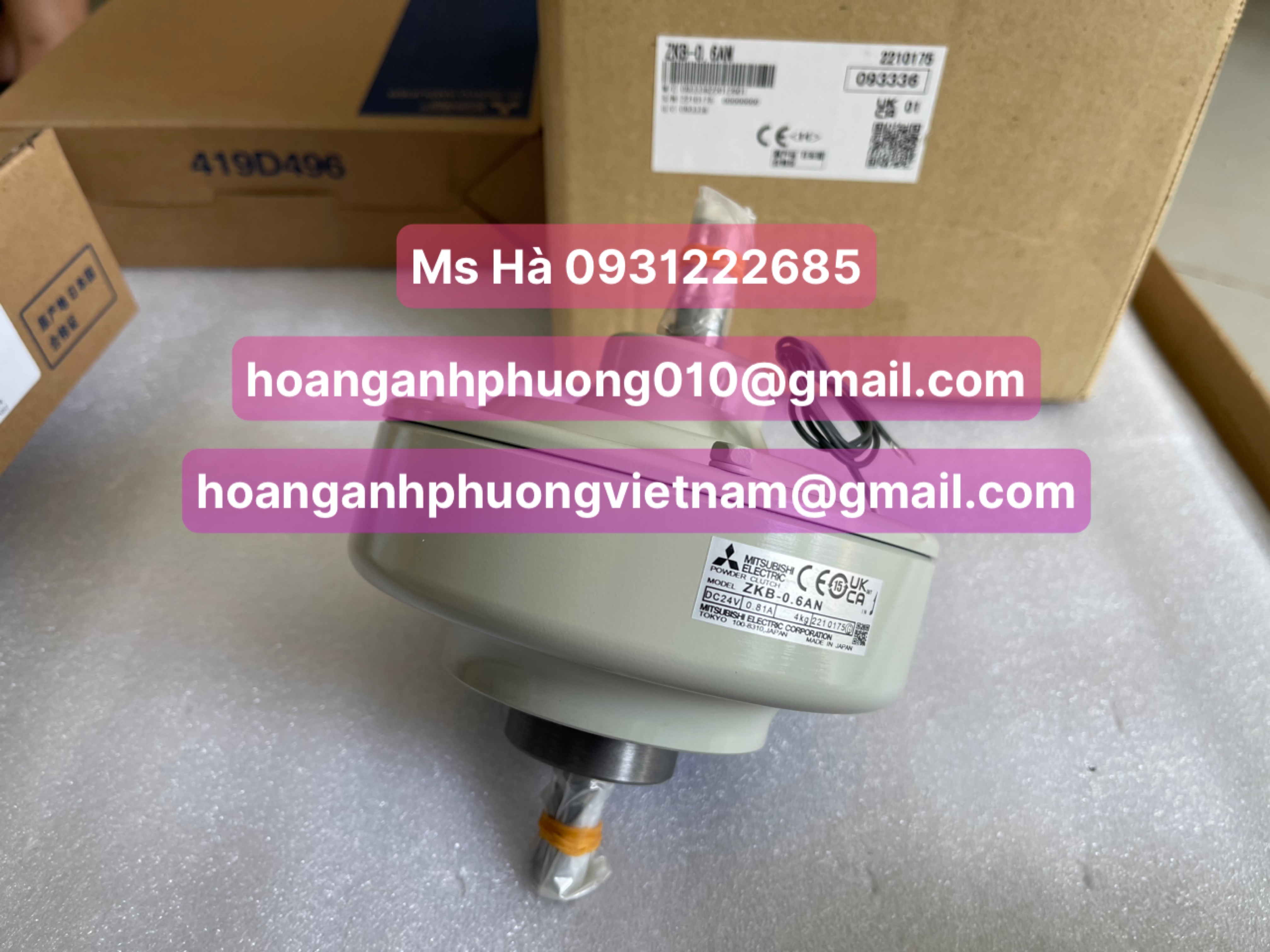 ZKB-0.6AN mitsubishi - thắng từ - công suất 19.4W