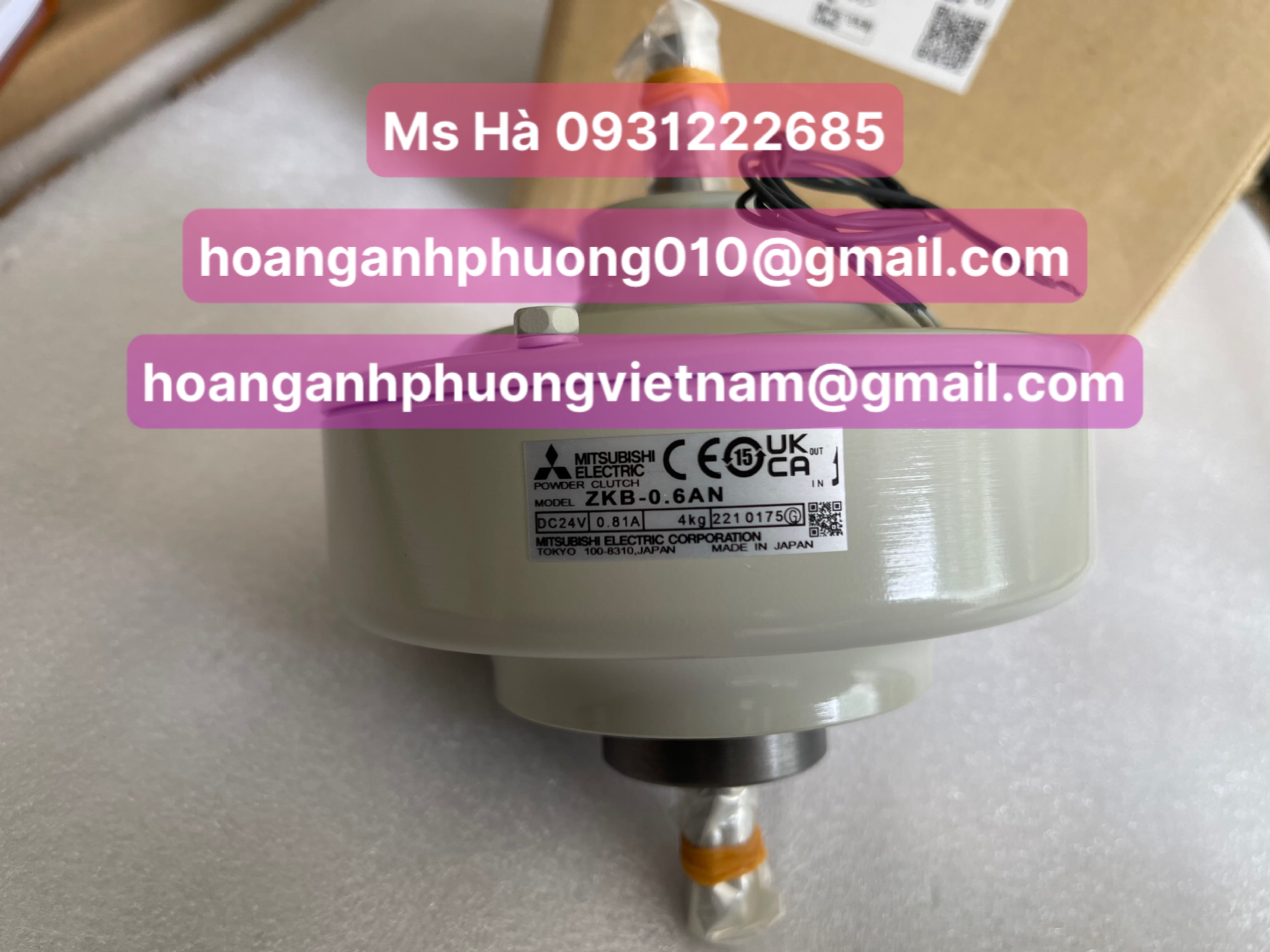 ZKB-0.6AN mitsubishi - thắng từ - công suất 19.4W