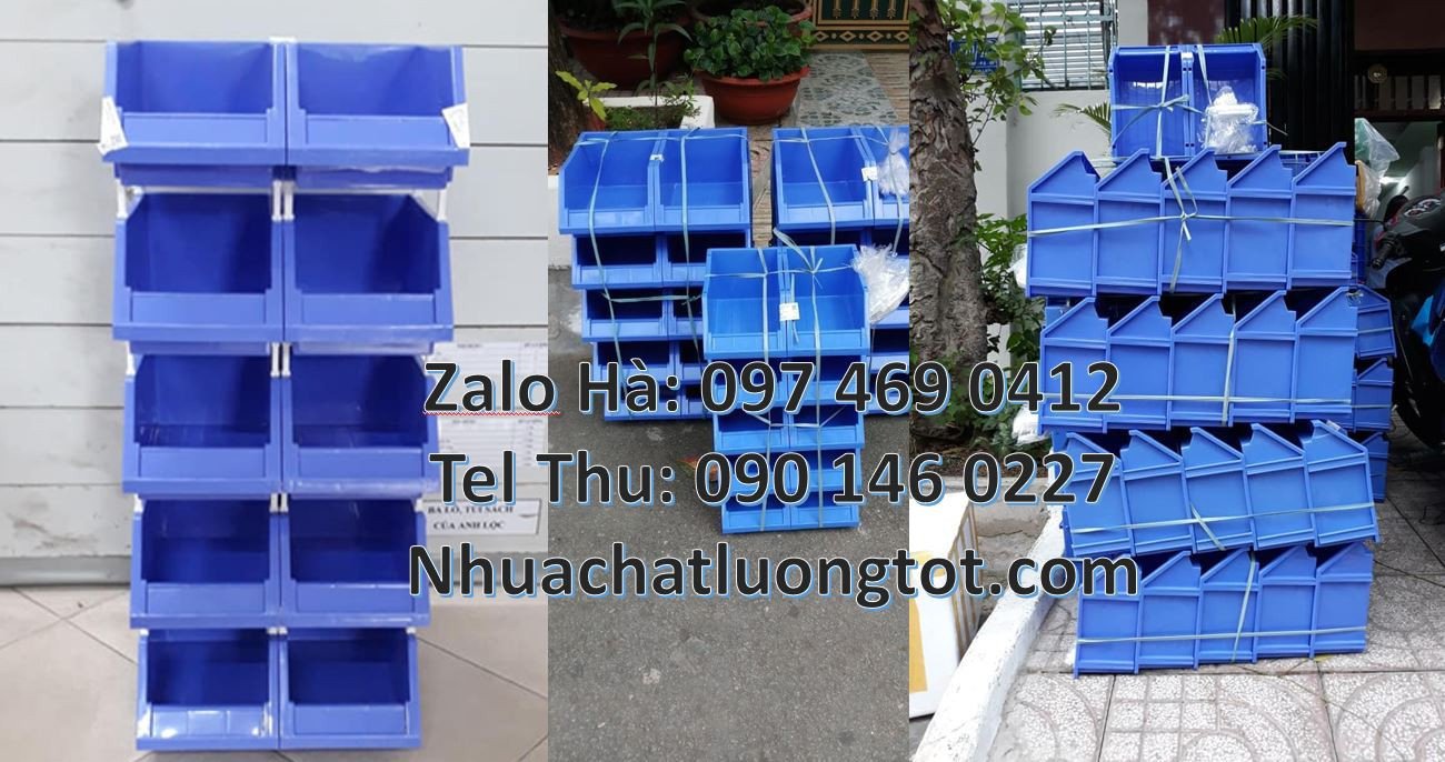 kệ đựng linh kiện kệ đựng hàng hóa,khay kệ duy tân,khay nhựa xanh đỏ v