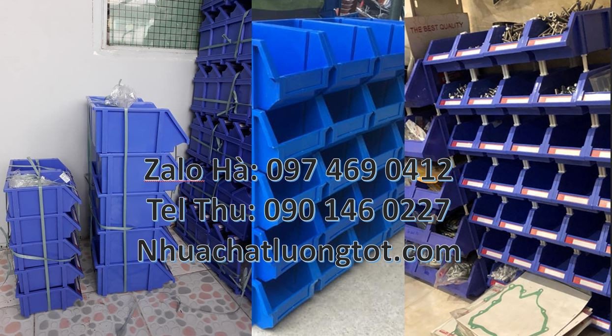 kệ đựng linh kiện kệ đựng hàng hóa,khay kệ duy tân,khay nhựa xanh đỏ v