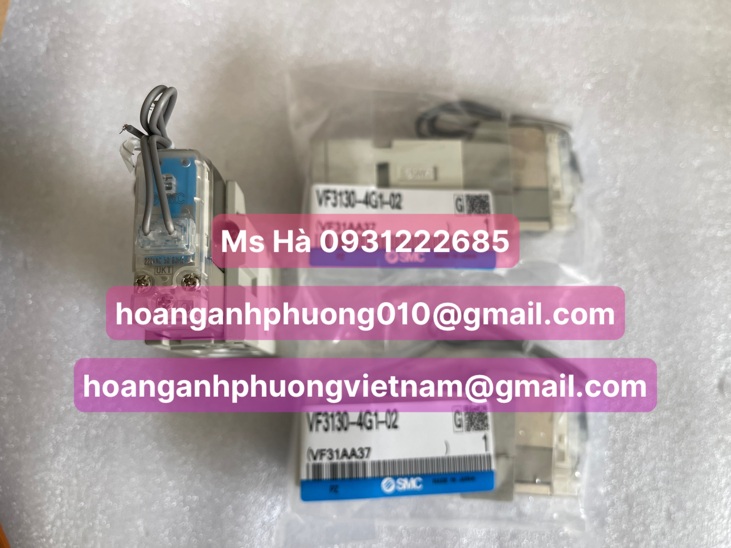 Giá tốt toàn quốc - Van điện từ 5 cổng VF3130-4G1-02 SMC