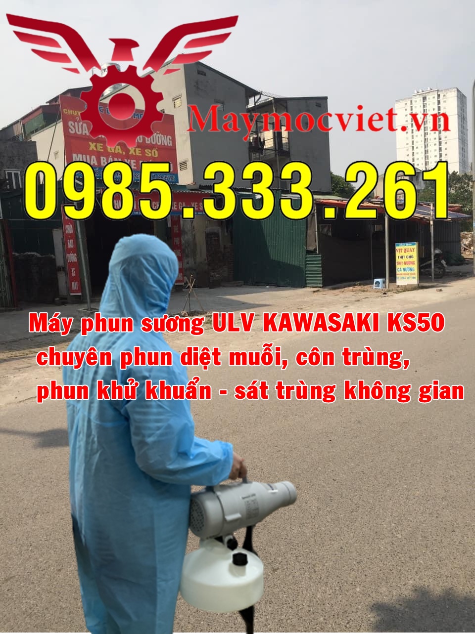 Máy phun thuốc muỗi dạng sương mịn để tránh ướt đồ dùng trong gia đình