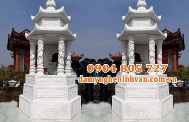 Những mẫu mộ đá trắng phong thuỷ đẹp tại Ninh Bình