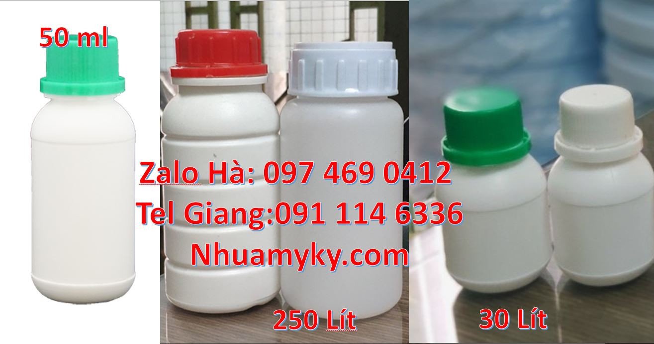 chai nhựa 100ml màu trắng,chai nhưa 250ml đựng hóa chất, chai nhựa đư
