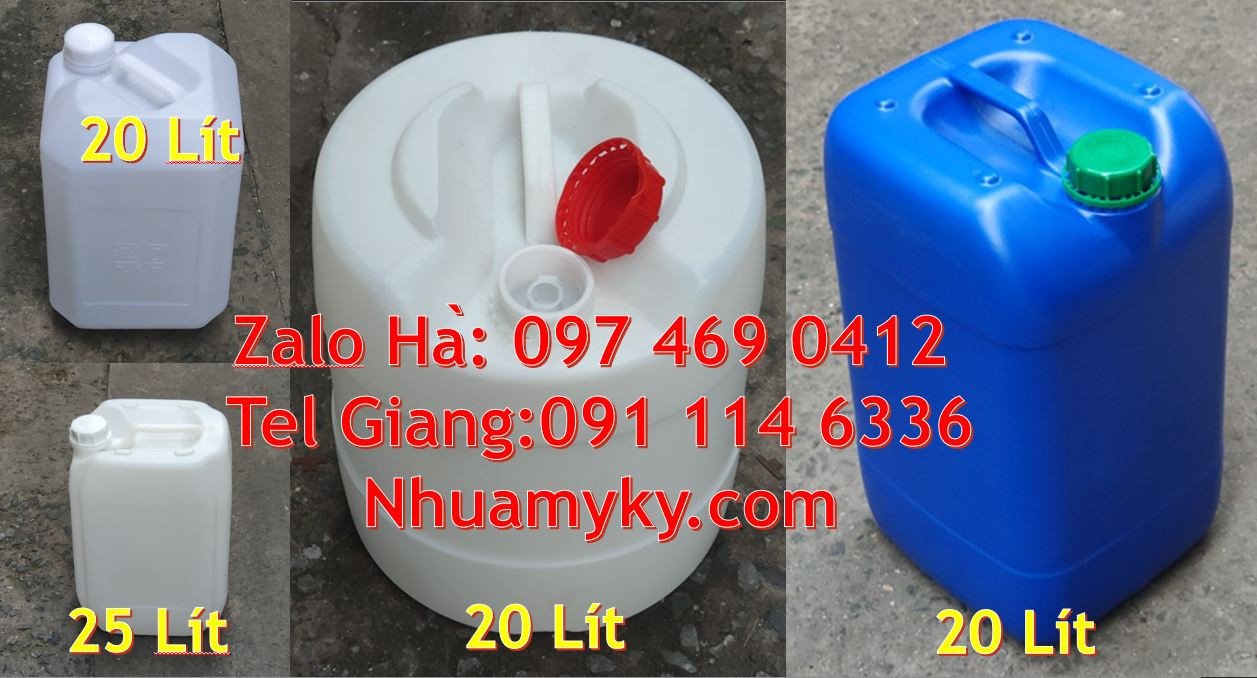 can nhựa 30l đựng dầu ăn, can nhựa 25l đựng xăng, can nhựa chất lượng