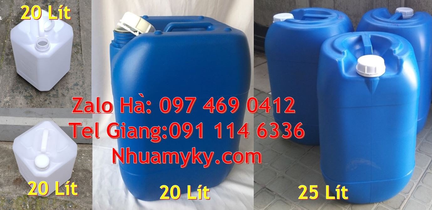 can nhựa 30l đựng dầu ăn, can nhựa 25l đựng xăng, can nhựa chất lượng