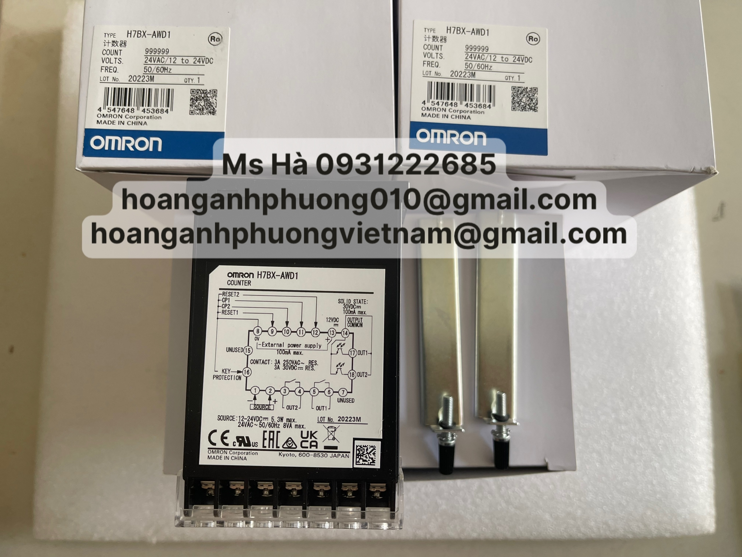 Chuyên phân phối bộ đếm chính hãng omron H7BX-AWD1