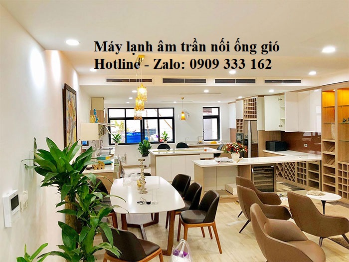 Máy lạnh âm trần và giấu trần ống gió Daikin