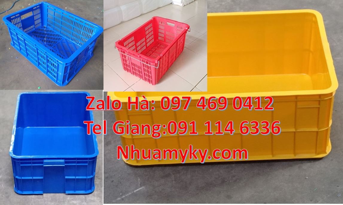 sọt nhựa đựng rau củ, sọt nhựa đựng hải sản tươi sống,sóng nhựa công n