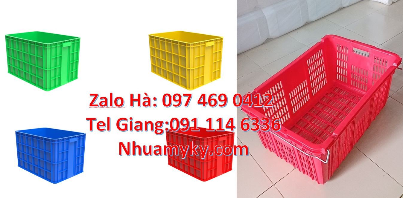 sọt nhựa đựng rau củ, sọt nhựa đựng hải sản tươi sống,sóng nhựa công n