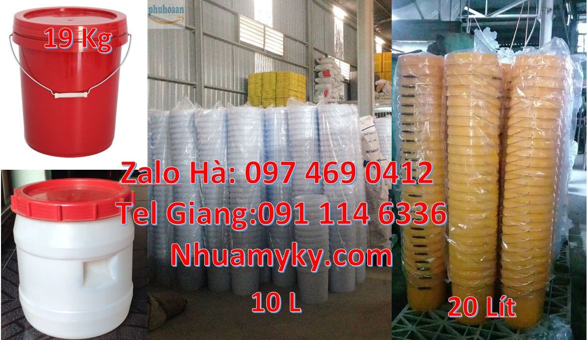 vỏ thùng đựng sơn 10l,thùng nhựa 18l qua sắt,vỏ thùng sơn 19l chất luo