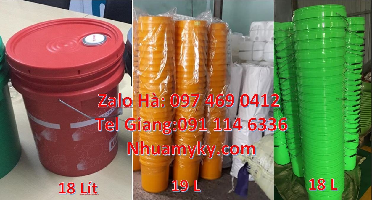 vỏ thùng đựng sơn 10l,thùng nhựa 18l qua sắt,vỏ thùng sơn 19l chất luo