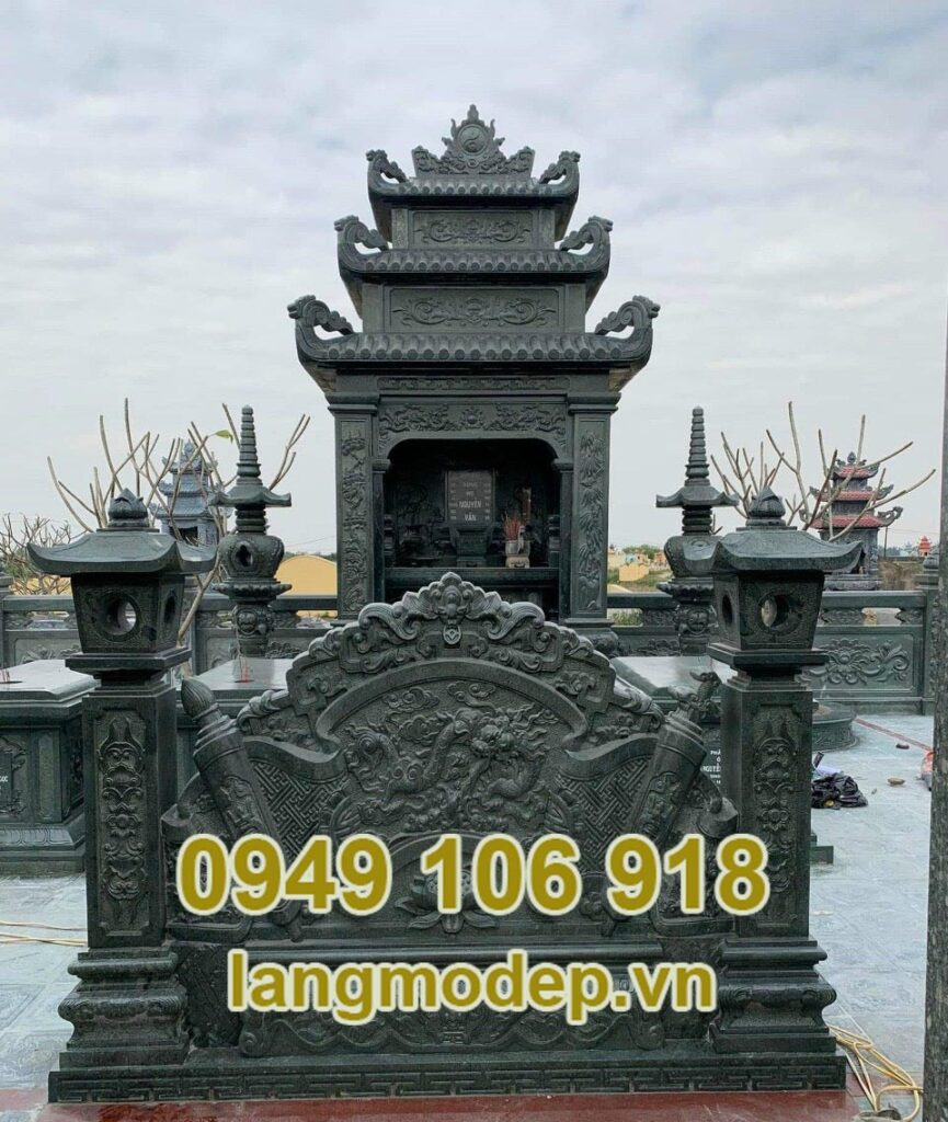 Lăng thờ đá khu lăng mộ đẹp tại Ninh Bình