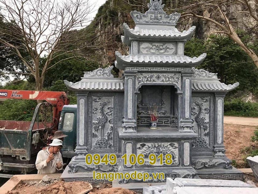 Lăng thờ đá khu lăng mộ đẹp tại Ninh Bình