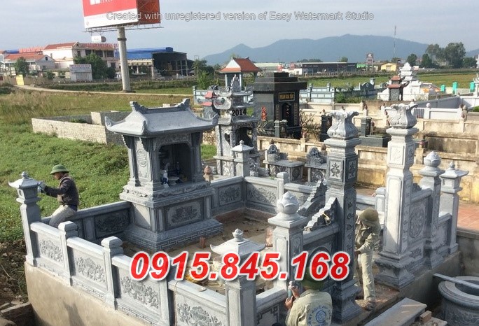 21373 Phú Thọ khu lăng mộ bằng đá cha mẹ đẹp bán