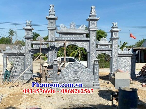 21482 xây cổng tam quan bằng đá bán phú yên