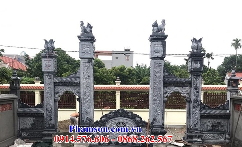 21482 xây cổng tam quan bằng đá bán phú yên