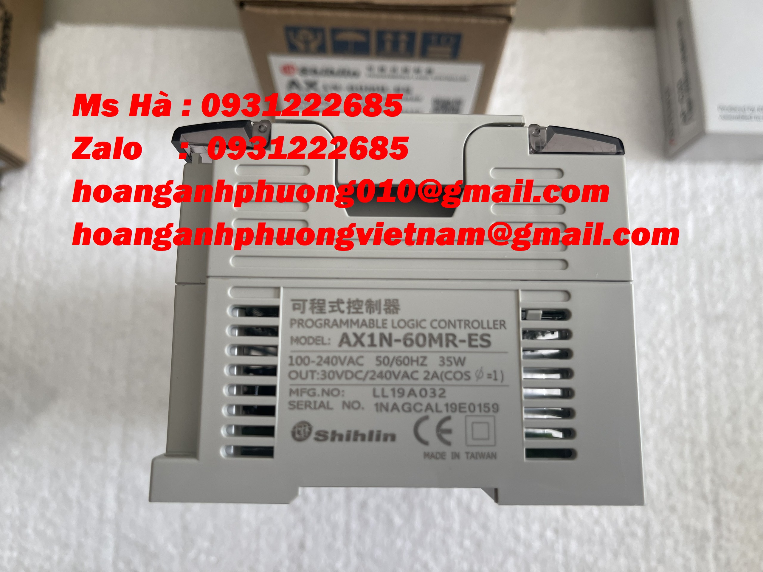Bộ PLC chính hãng dòng shihlin AX1N-60MR-ES