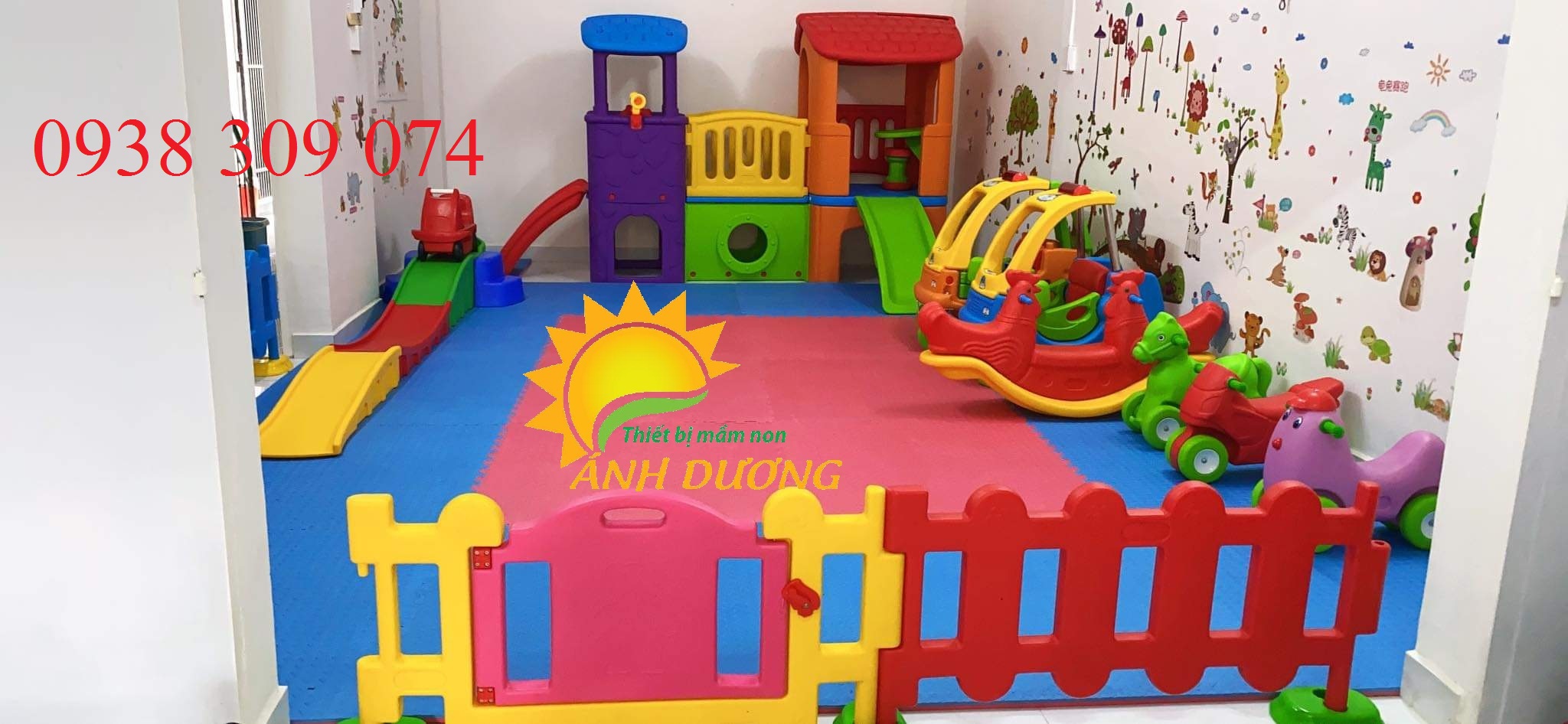 Khu vui chơi trong nhà đa dạng dành cho bé