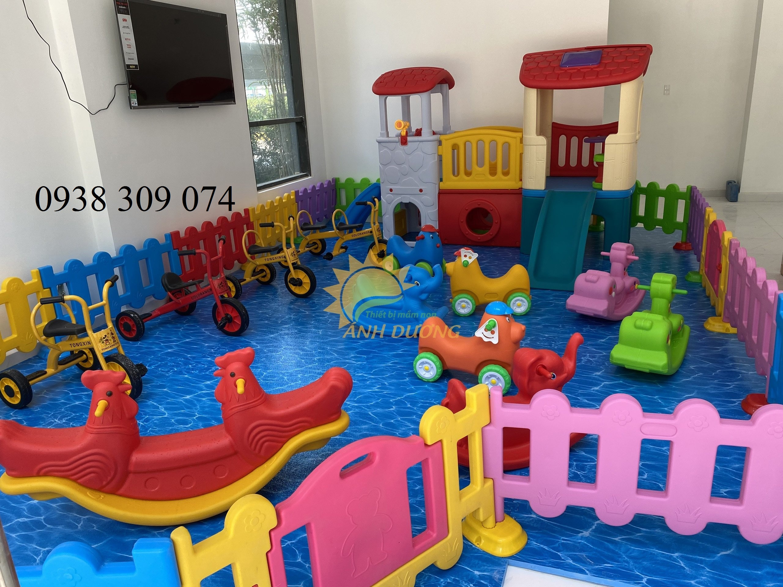 Khu vui chơi trong nhà đa dạng dành cho bé