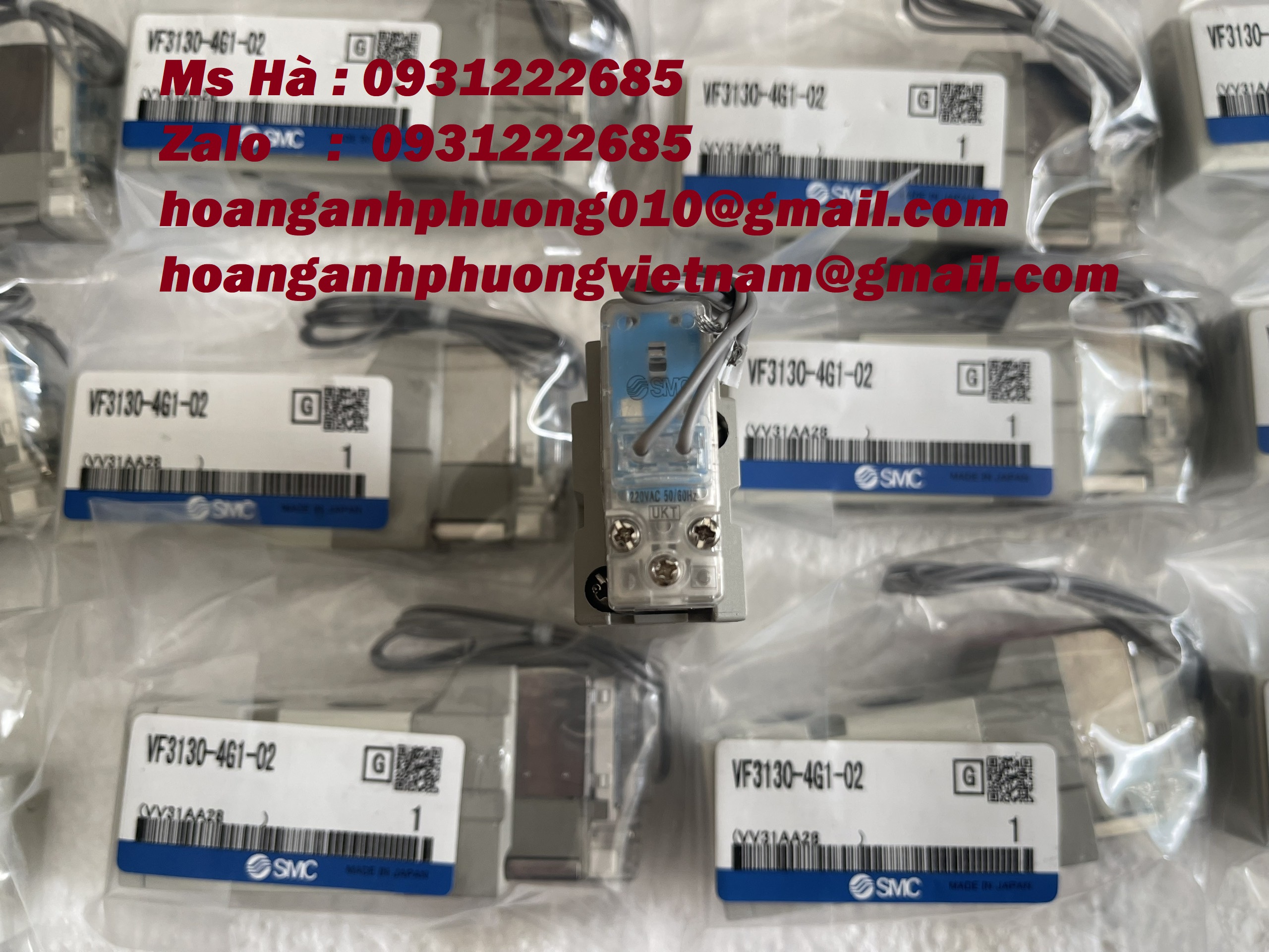 Valve solenoid SMC VF3130-4G1-02 giá tốt, chính hãng 100%