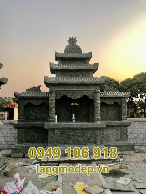 Mẫu lăng thờ đá thiết kế đẹp tại Ninh Bình