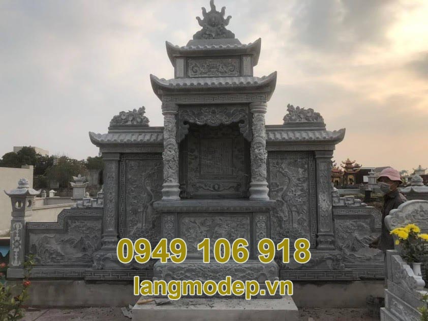Mẫu lăng thờ đá thiết kế đẹp tại Ninh Bình