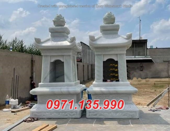 21906 mẫu mỗ tháp phật giáo bằng đá đẹp bán