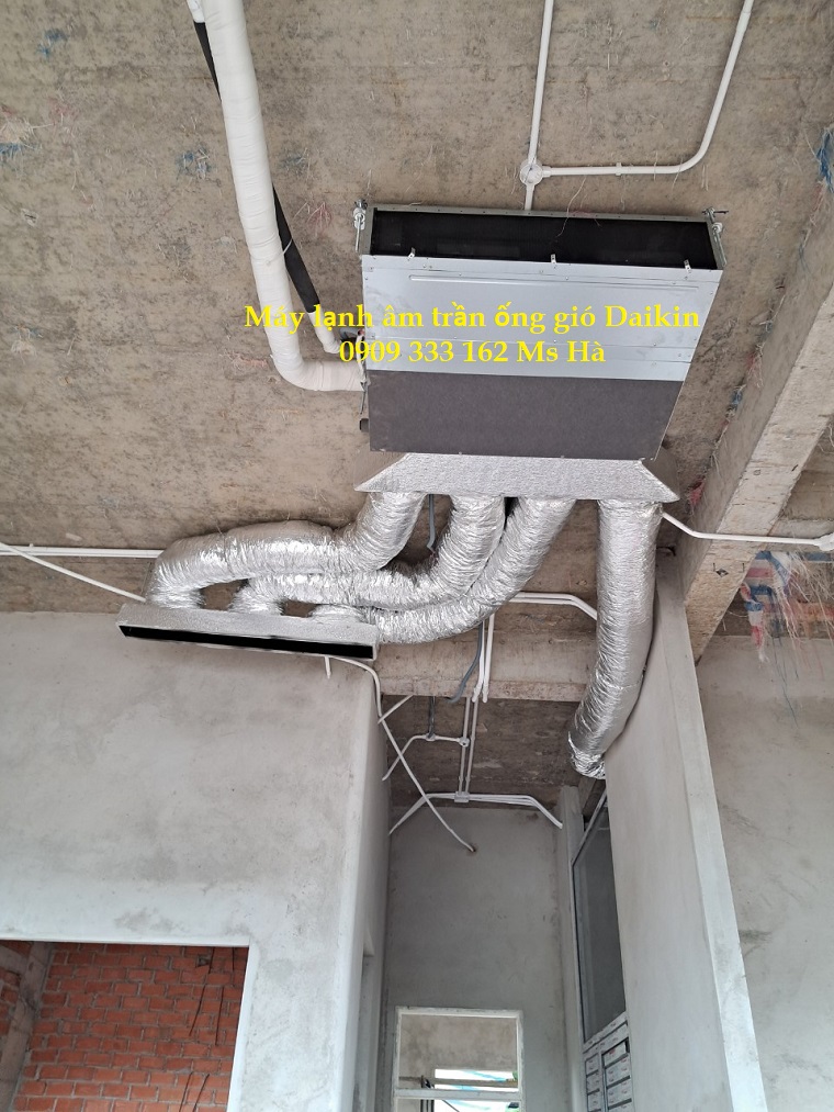 Máy lạnh giấu trần nối ống gió- thương hiệu daikin chất lượng