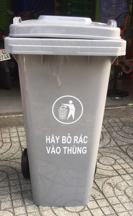 Thùng rác ngoài trời 60lit - 90 lit - 120 lit 240 lit