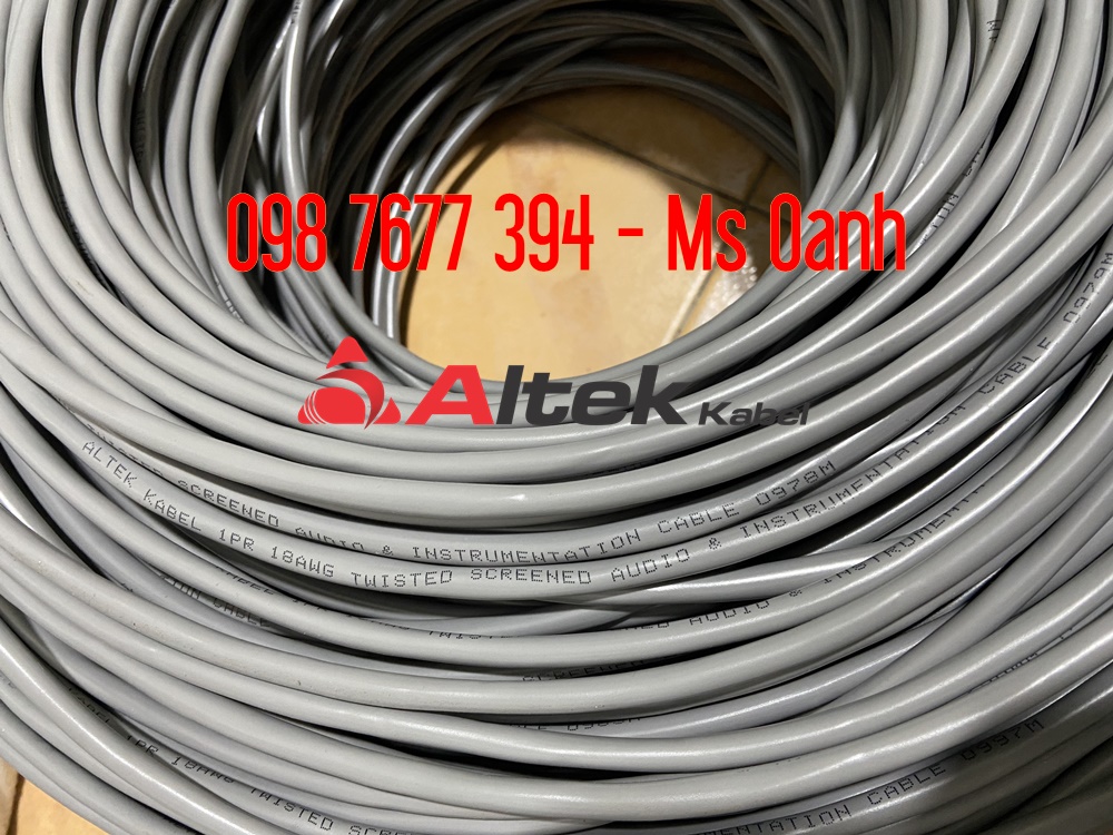 cáp điều khiển chống nhiễu 18awg, cáp tín hiệu 18awg