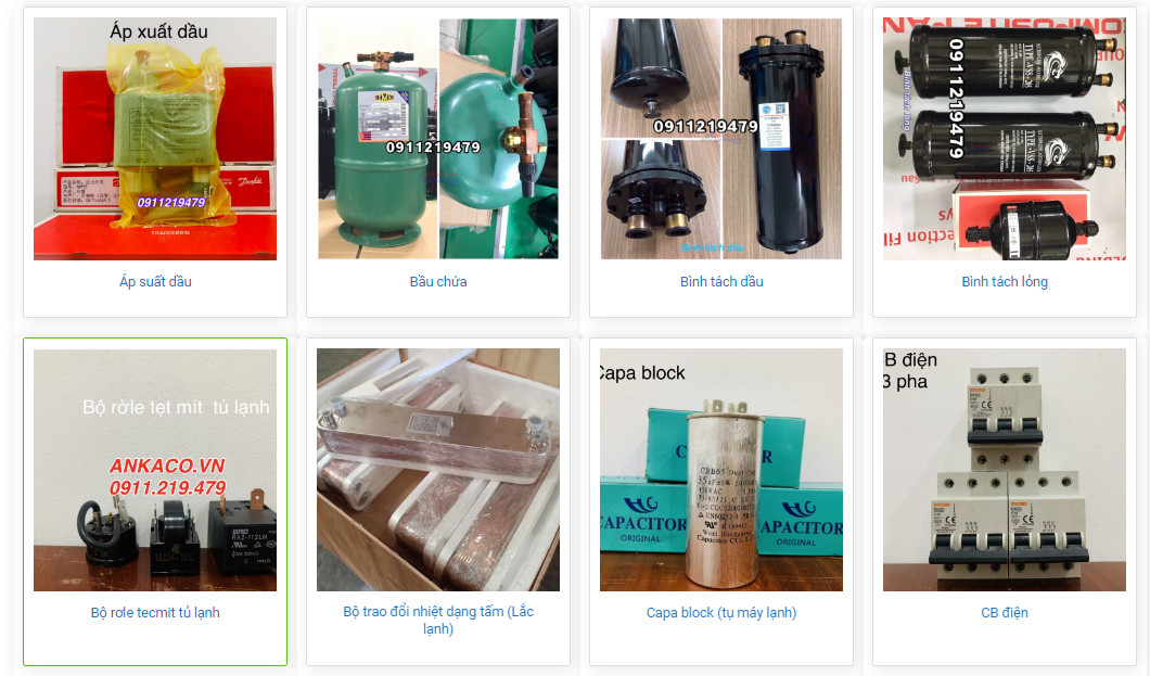 Cung cấp vật tư linh kiện điện lạnh giá tốt