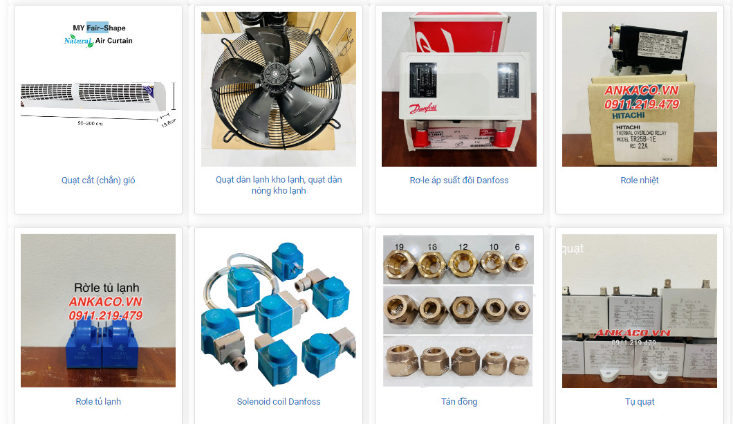 Cung cấp vật tư linh kiện điện lạnh giá tốt