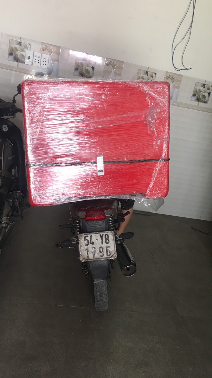 Thùng chở hàng composite - Thùng chở hàng gắn sau xe shipper