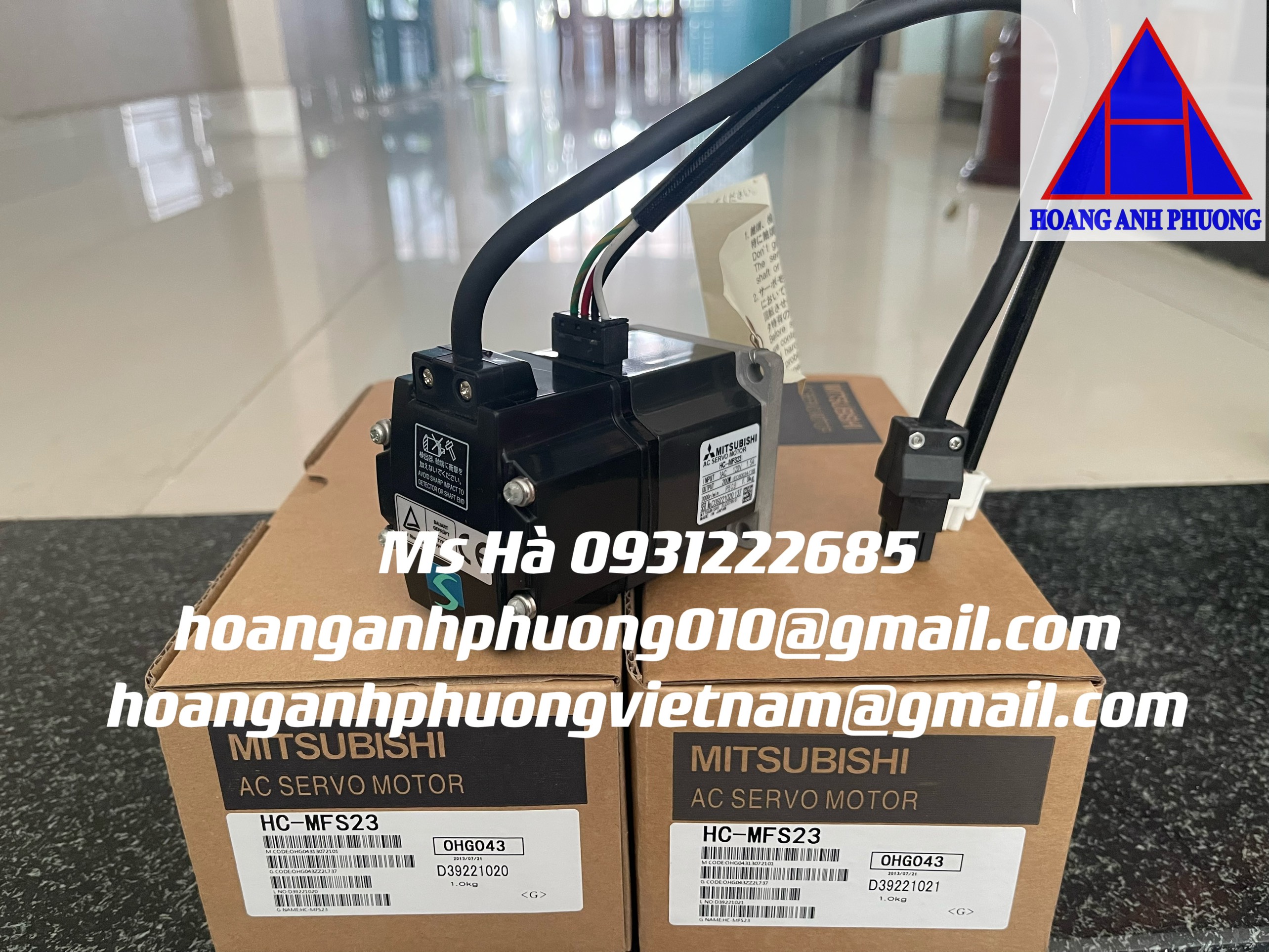 Động cơ giá rẻ - dòng HC-MFS series mitsubishi - HC-MFS23
