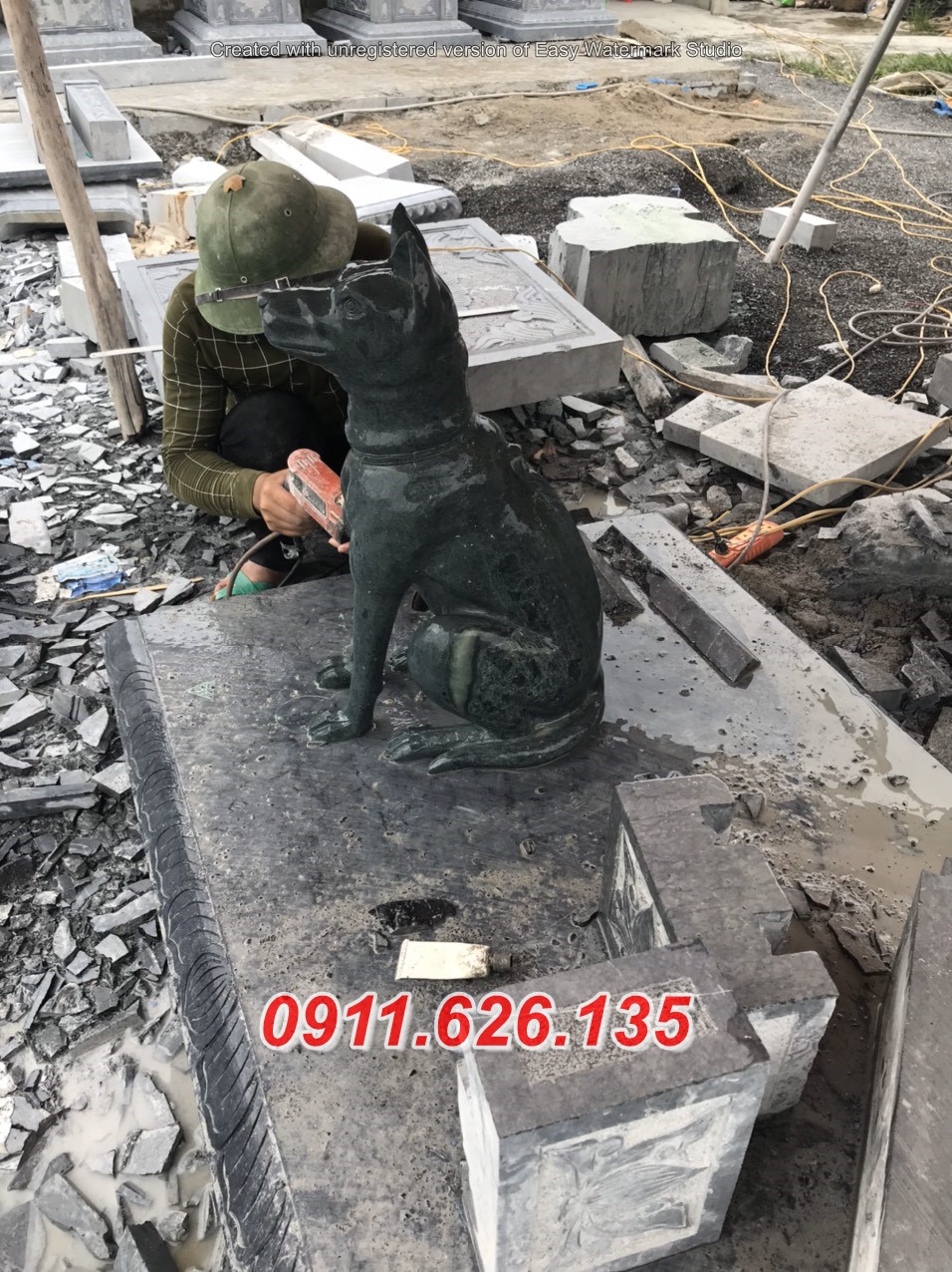 Mẫu Chó Đá Canh Cửa Đền, Nhà, Từ Đường