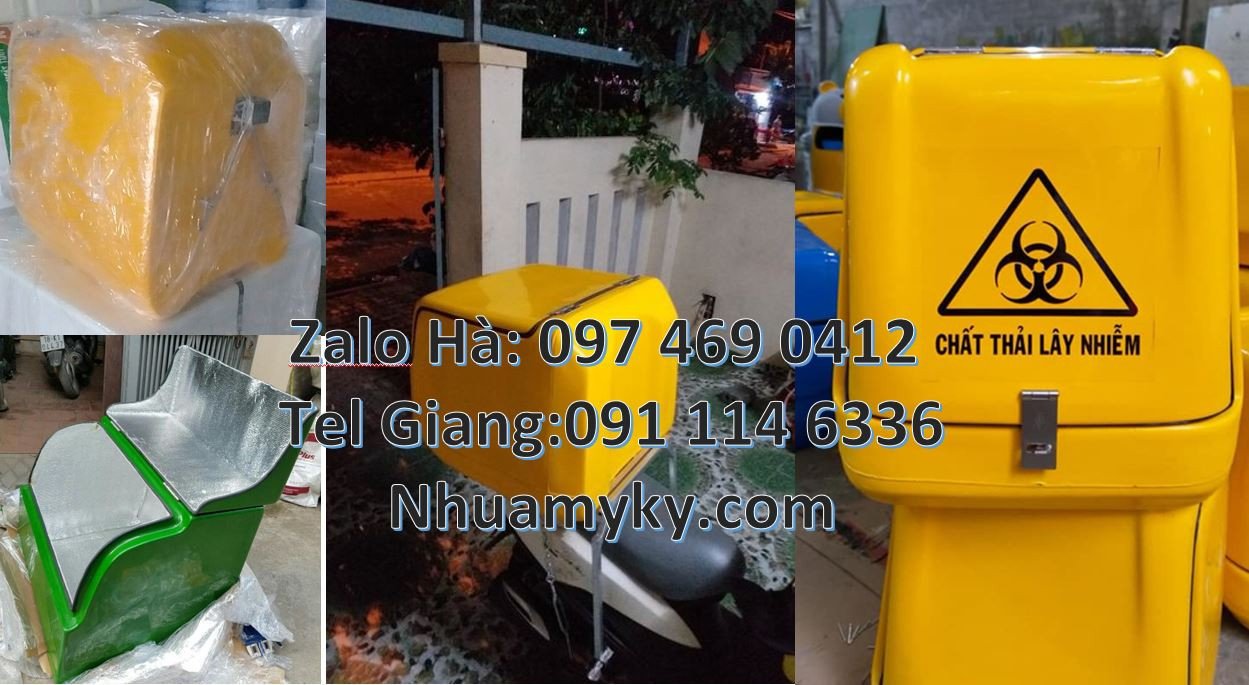 thùng giữ nhiệt xe máy,thùng giao hàng cỡ nhỏ,thùng chở thàng thực phẩ