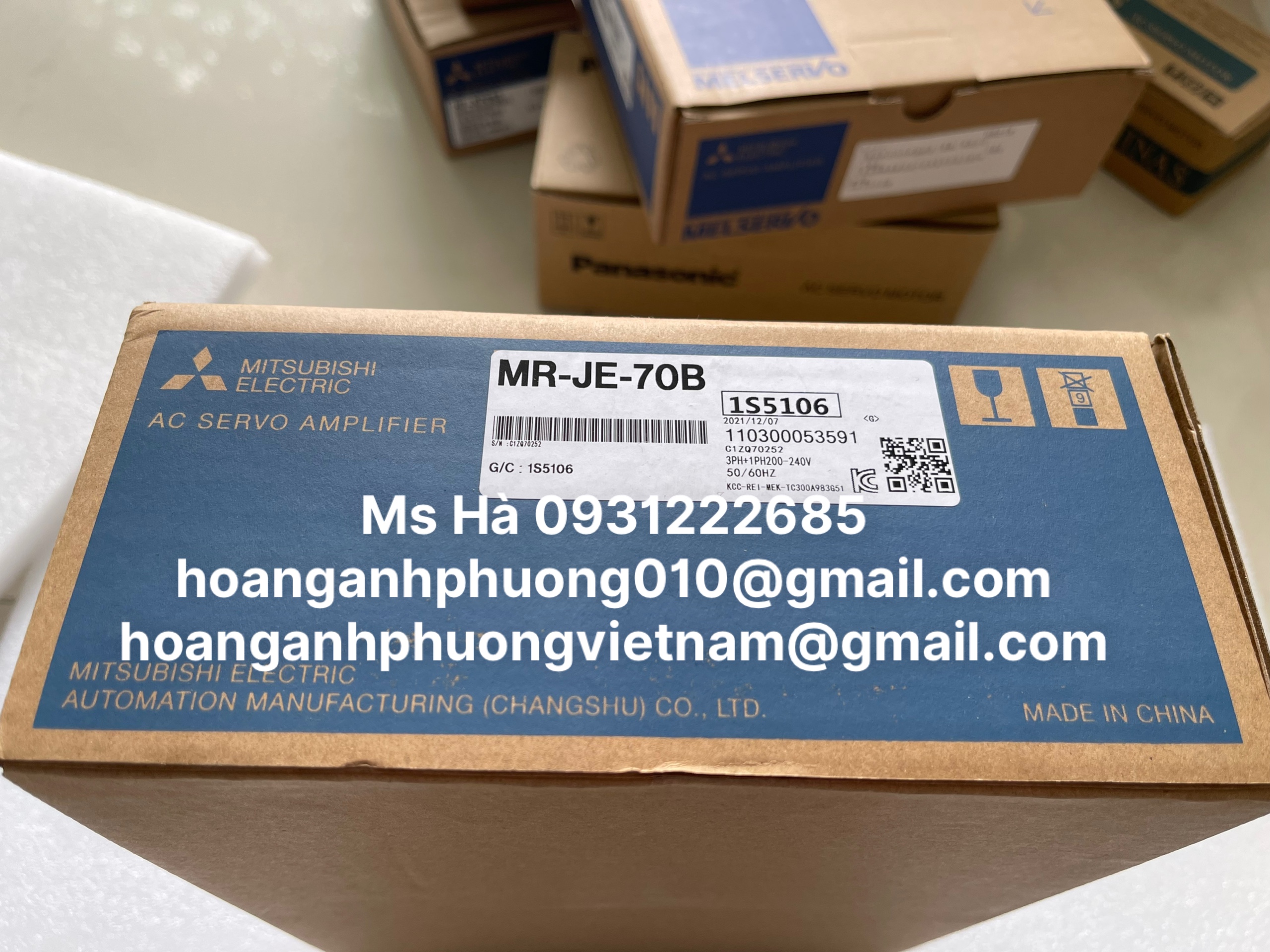 Nhập khẩu chính hãng mitsubishi - bộ điều khiển - MR-JE-70B