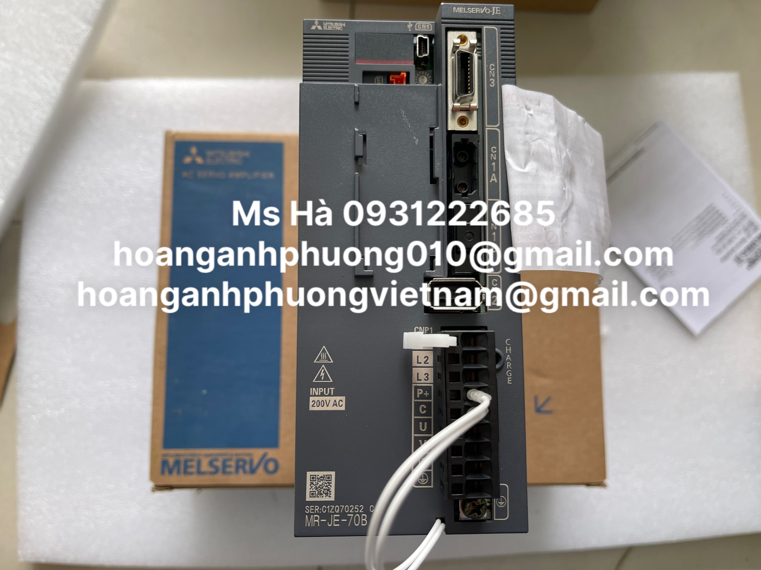 Nhập khẩu chính hãng mitsubishi - bộ điều khiển - MR-JE-70B