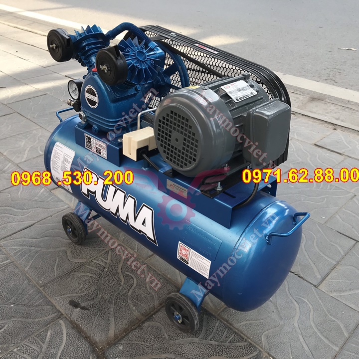 Máy nén khí dây đai 70L dành cho gara oto