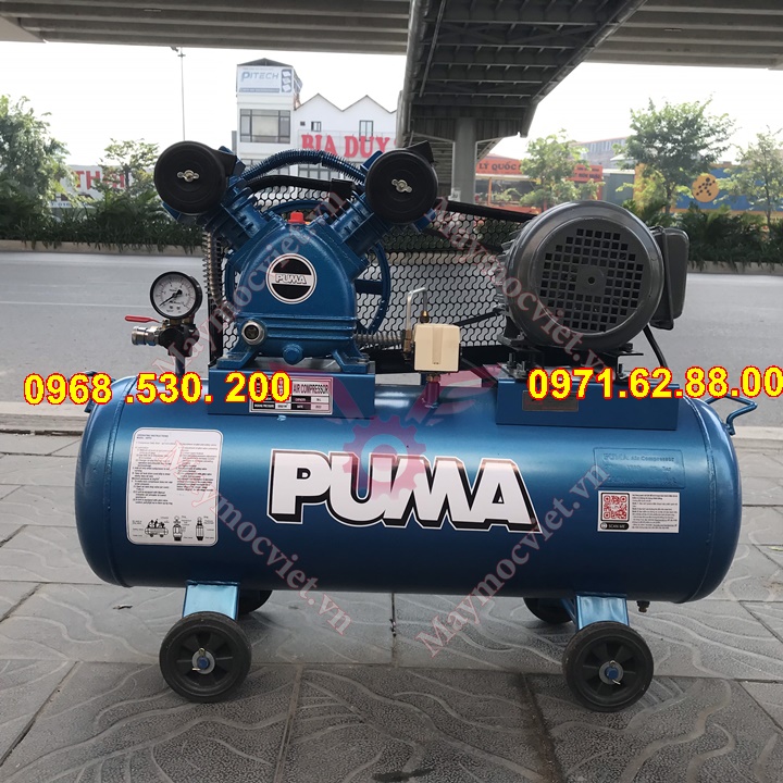 Máy nén khí dây đai 70L dành cho gara oto
