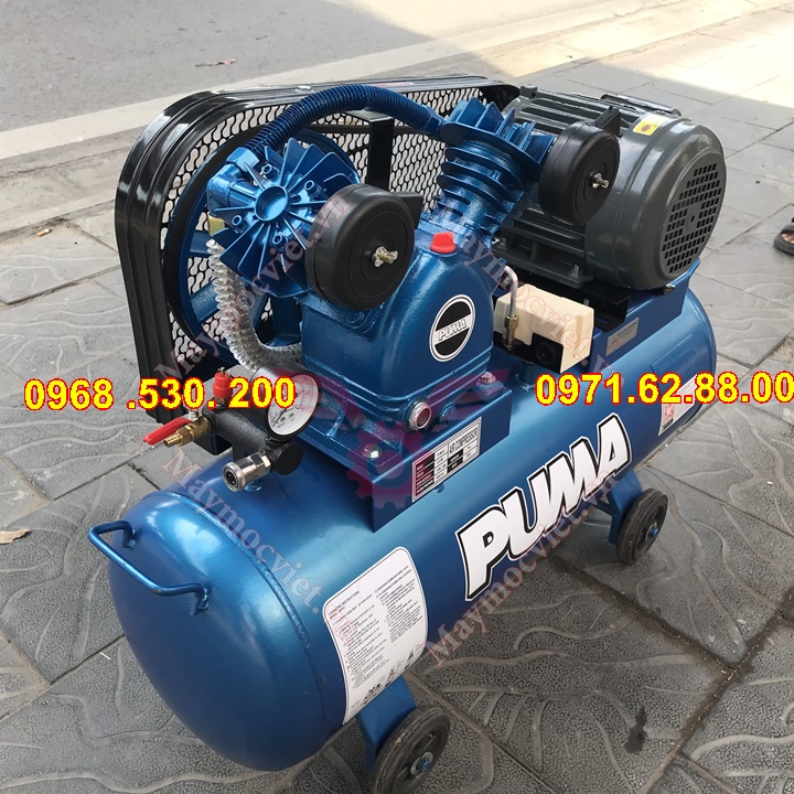 Máy nén khí dây đai 70L dành cho gara oto