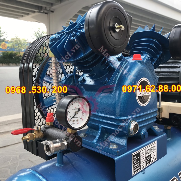 Máy nén khí dây đai 70L dành cho gara oto