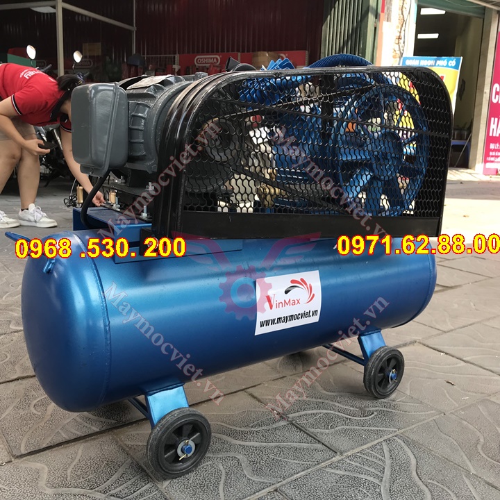 Máy nén khí dây đai 70L dành cho gara oto