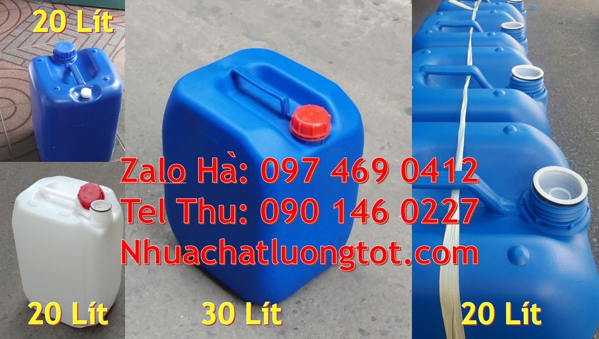 can nhựa 20l giá rẻ,can nhựa 30l vuông màu xanh,canh nhựa 25l đựng mật