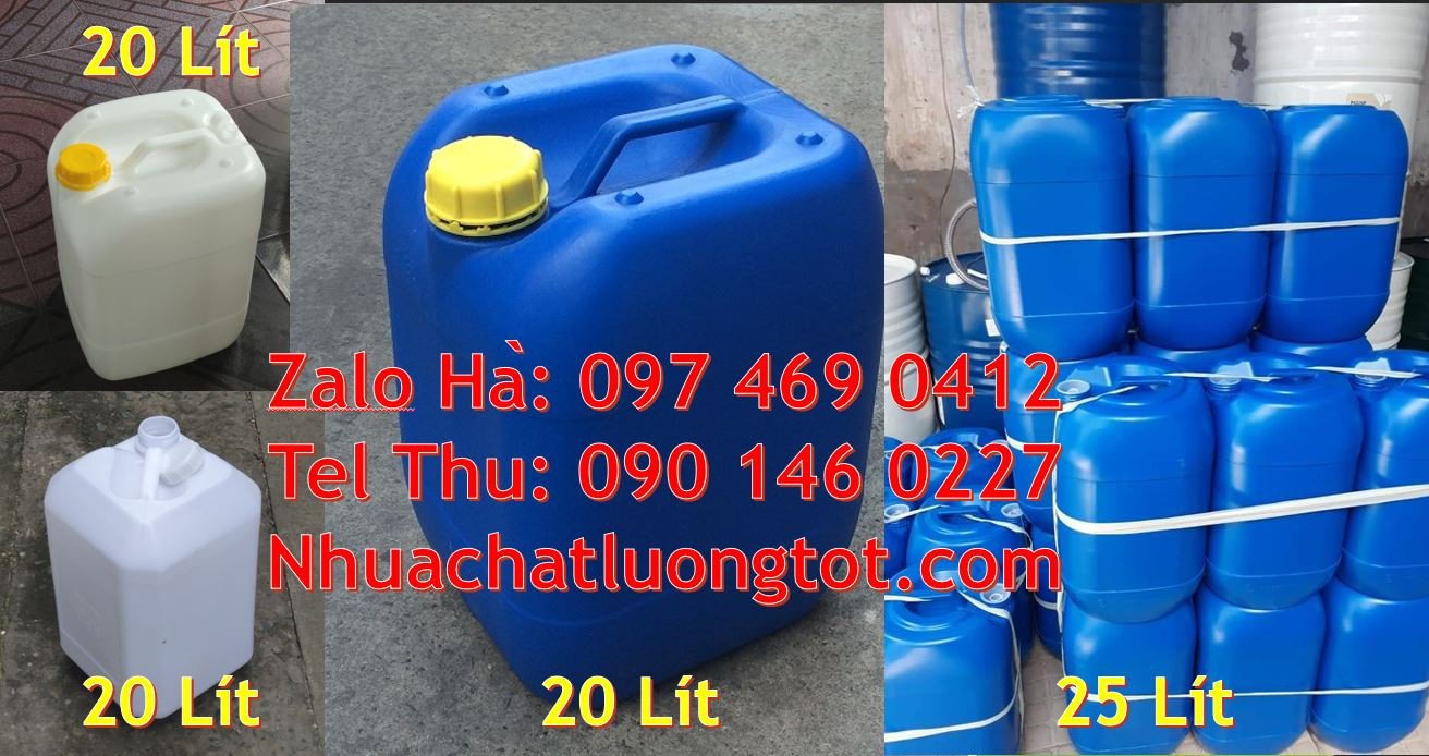 can nhựa 20l giá rẻ,can nhựa 30l vuông màu xanh,canh nhựa 25l đựng mật