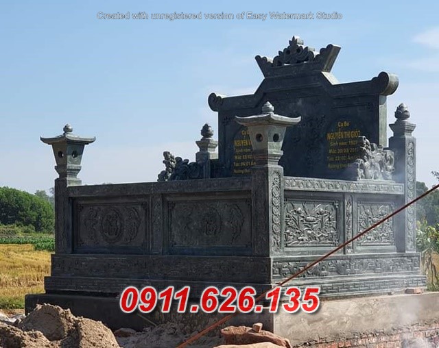Mẫu Mộ Đá Xanh Rêu Xanh Đẹp Nhất Năm 2023