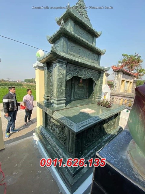 Mẫu Mộ Đá Xanh Rêu Xanh Đẹp Nhất Năm 2023